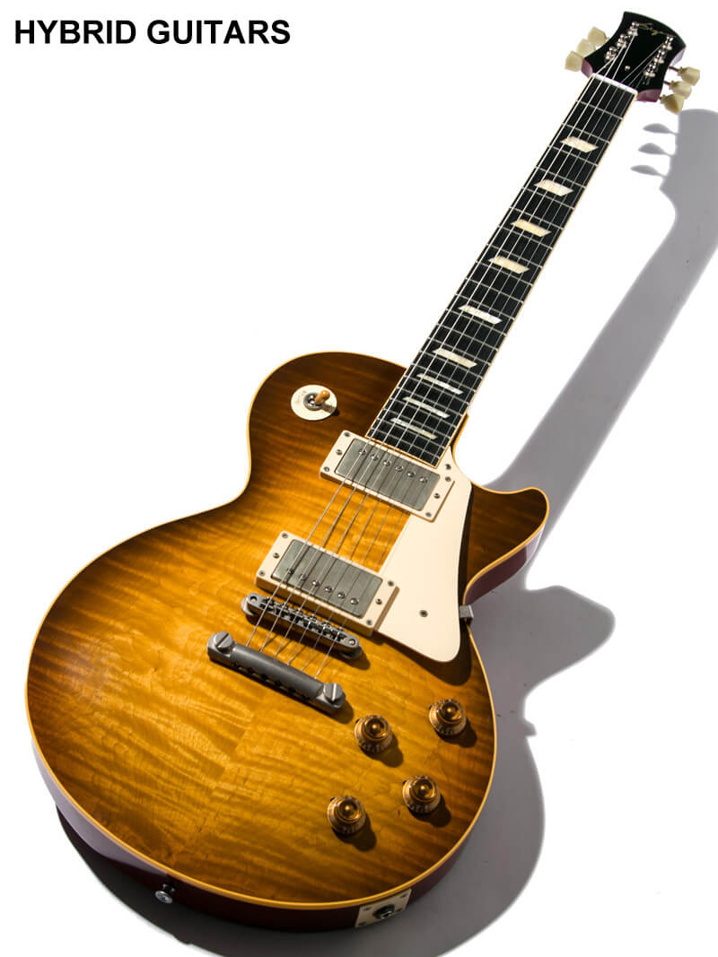 Bizen Works Burned Standard  Jacaranda & 1P Honduras Mahogany Honey Burst 2021 1