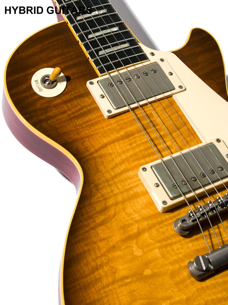 Bizen Works Burned Standard  Jacaranda & 1P Honduras Mahogany Honey Burst 2021 10