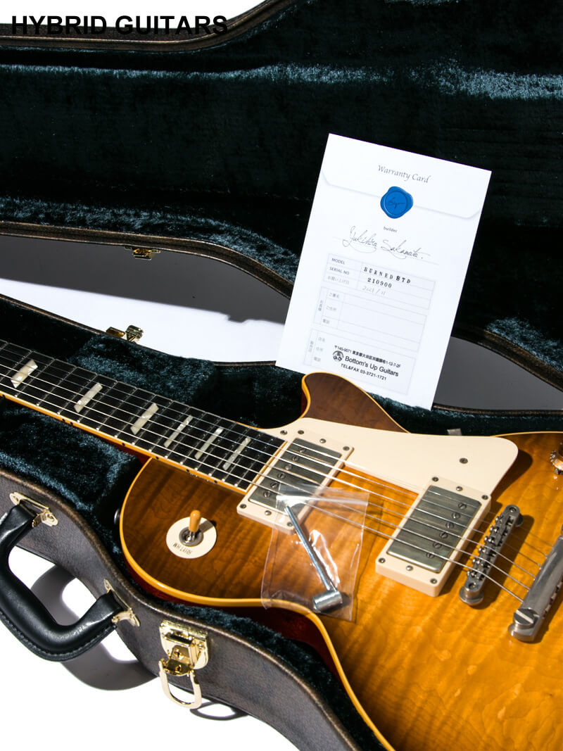 Bizen Works Burned Standard  Jacaranda & 1P Honduras Mahogany Honey Burst 2021 15