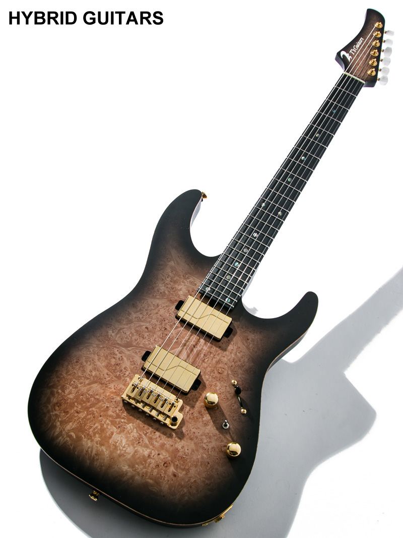 T's Guitars DST-24 Custom Natural to Black Burst 2020 1