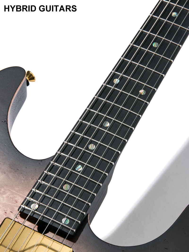 T's Guitars DST-24 Custom Natural to Black Burst 2020 13
