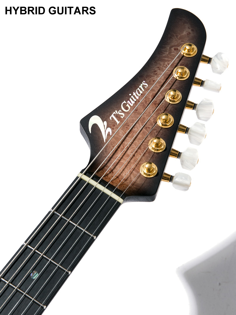 T's Guitars DST-24 Custom Natural to Black Burst 2020 5