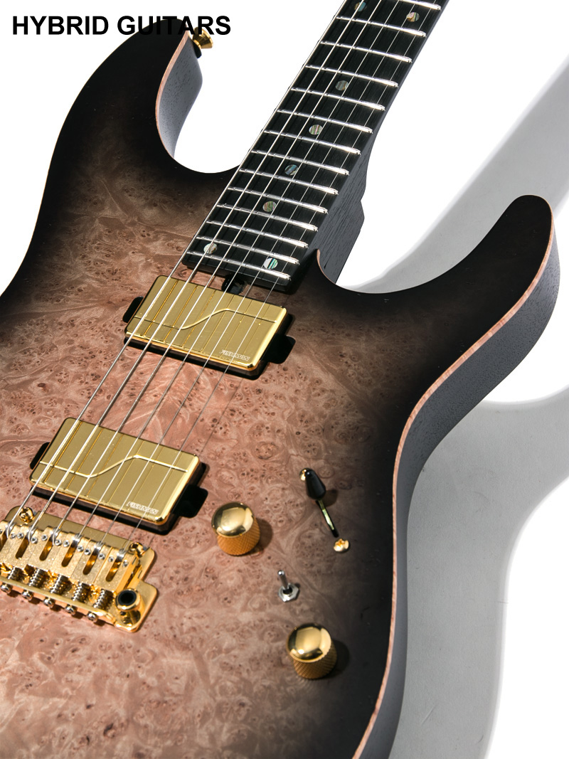 T's Guitars DST-24 Custom Natural to Black Burst 2020 9