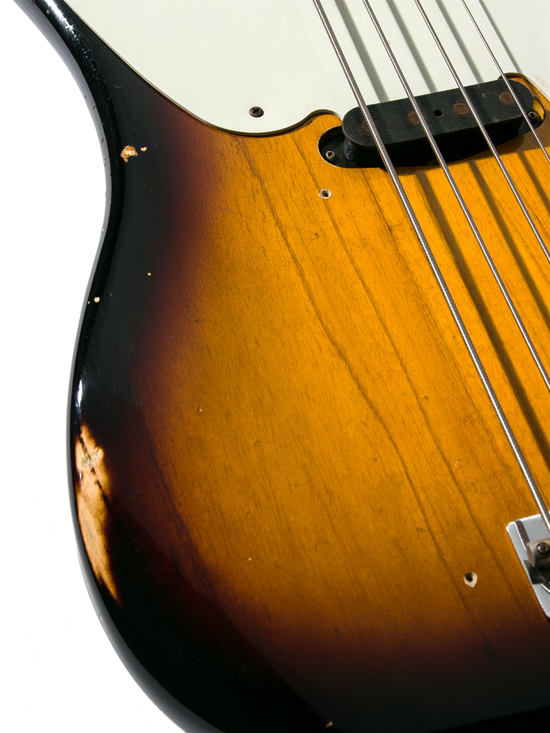 Fender Custom Shop Limited Edition 1955 Precision Bass Heavy Relic 2TSB 11