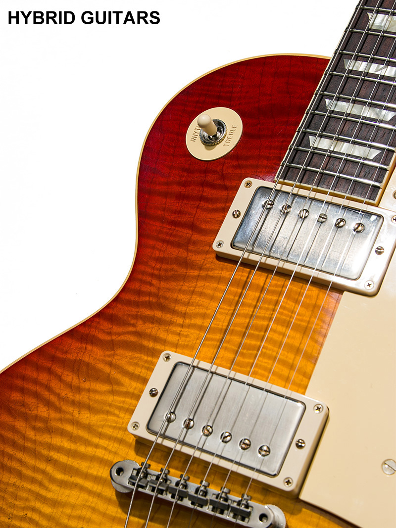 Gibson Custom Shop Murphy LAB 1959 Les Paul Standard Reissue 1-Piece Lightweight Mahogany Light Aged  Cherry Suburst 12