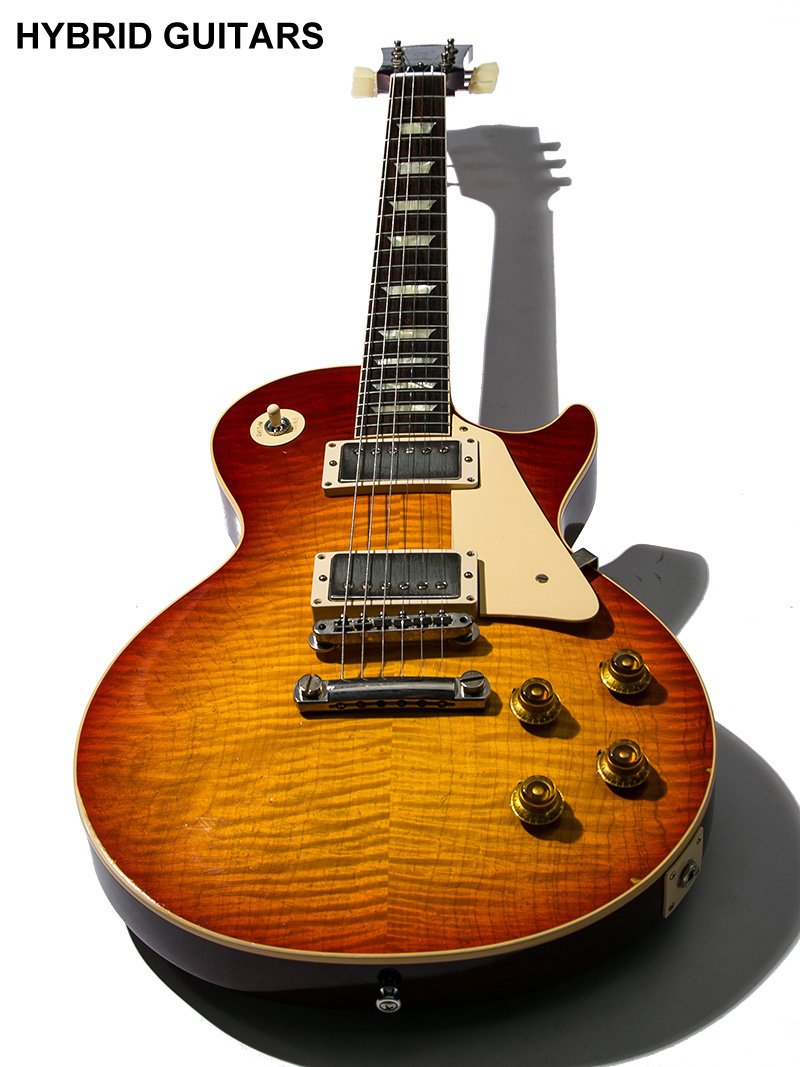 Gibson Custom Shop Murphy LAB 1959 Les Paul Standard Reissue 1-Piece Lightweight Mahogany Light Aged  Cherry Suburst 18