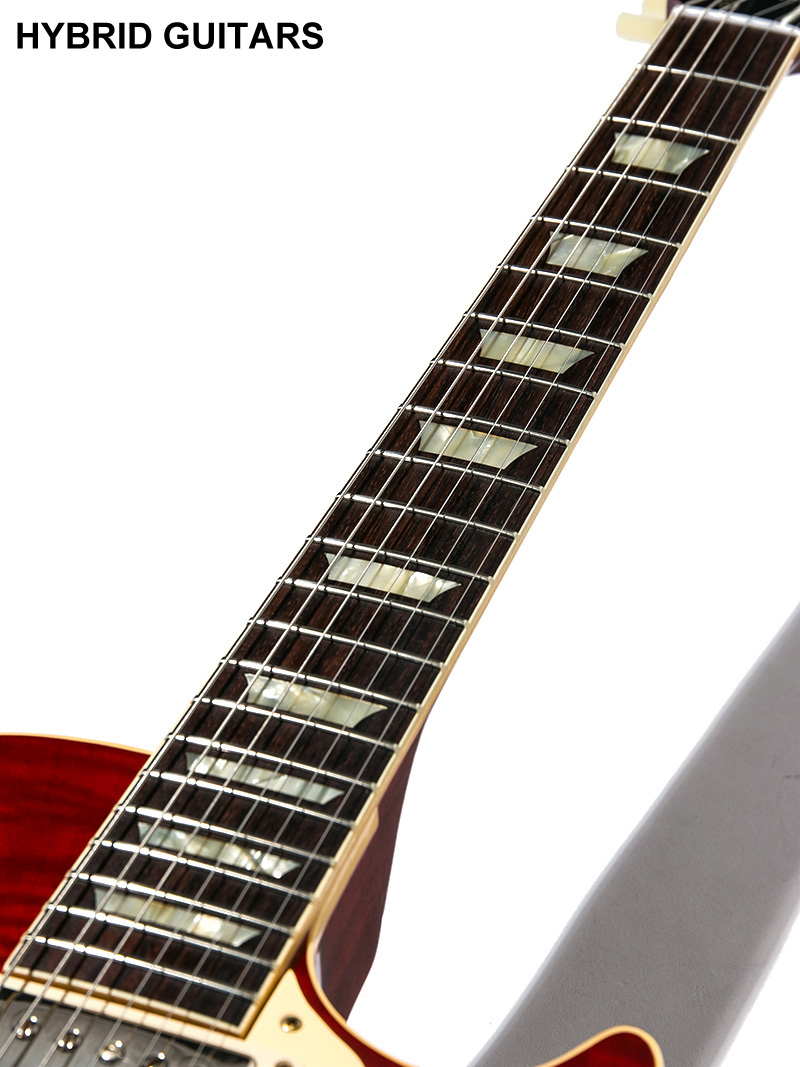 Gibson Custom Shop Murphy LAB 1959 Les Paul Standard Reissue 1-Piece Lightweight Mahogany Light Aged  Cherry Suburst 7