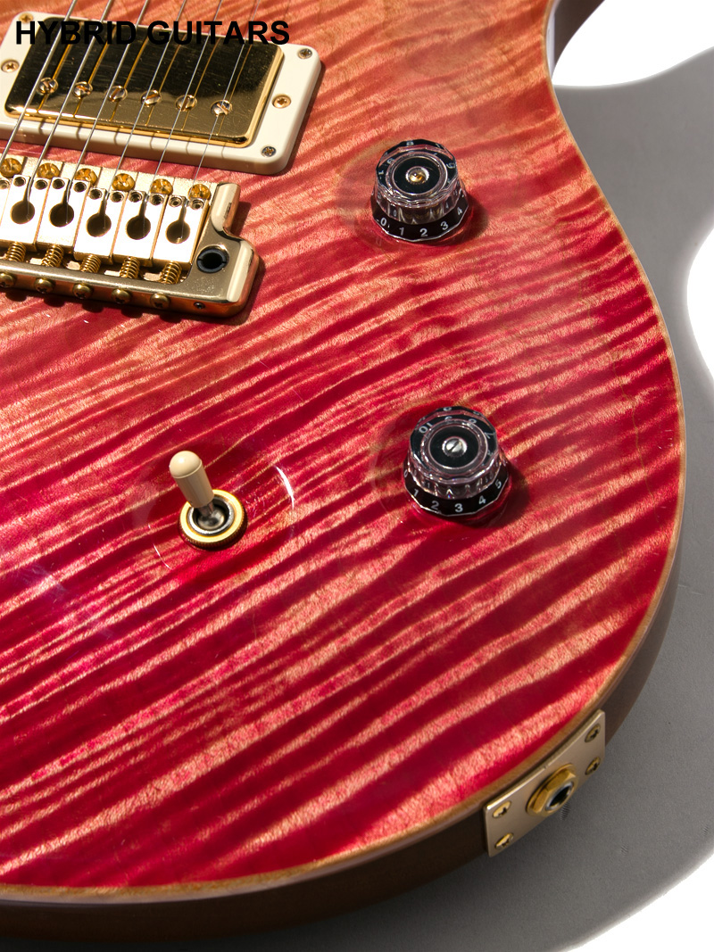 Paul Reed Smith(PRS) Private Stock Custom24 1-Piece Curly Maple Top & African Blackwood F.B. Bonnie Pink Crossfade 10