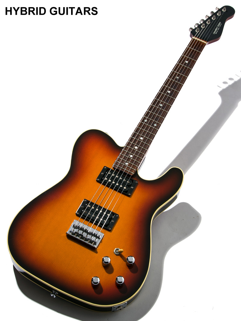 Carruthers Guitars T6 Chambered Spruce HH Sunburst 1