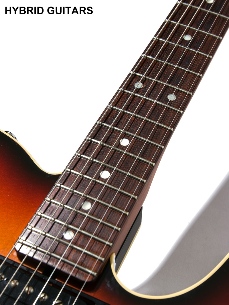 Carruthers Guitars T6 Chambered Spruce HH Sunburst 13