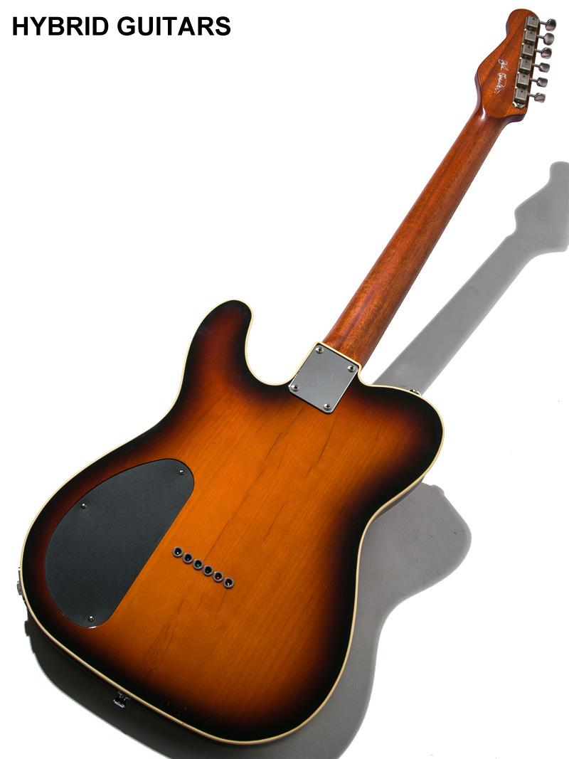 Carruthers Guitars T6 Chambered Spruce HH Sunburst 2