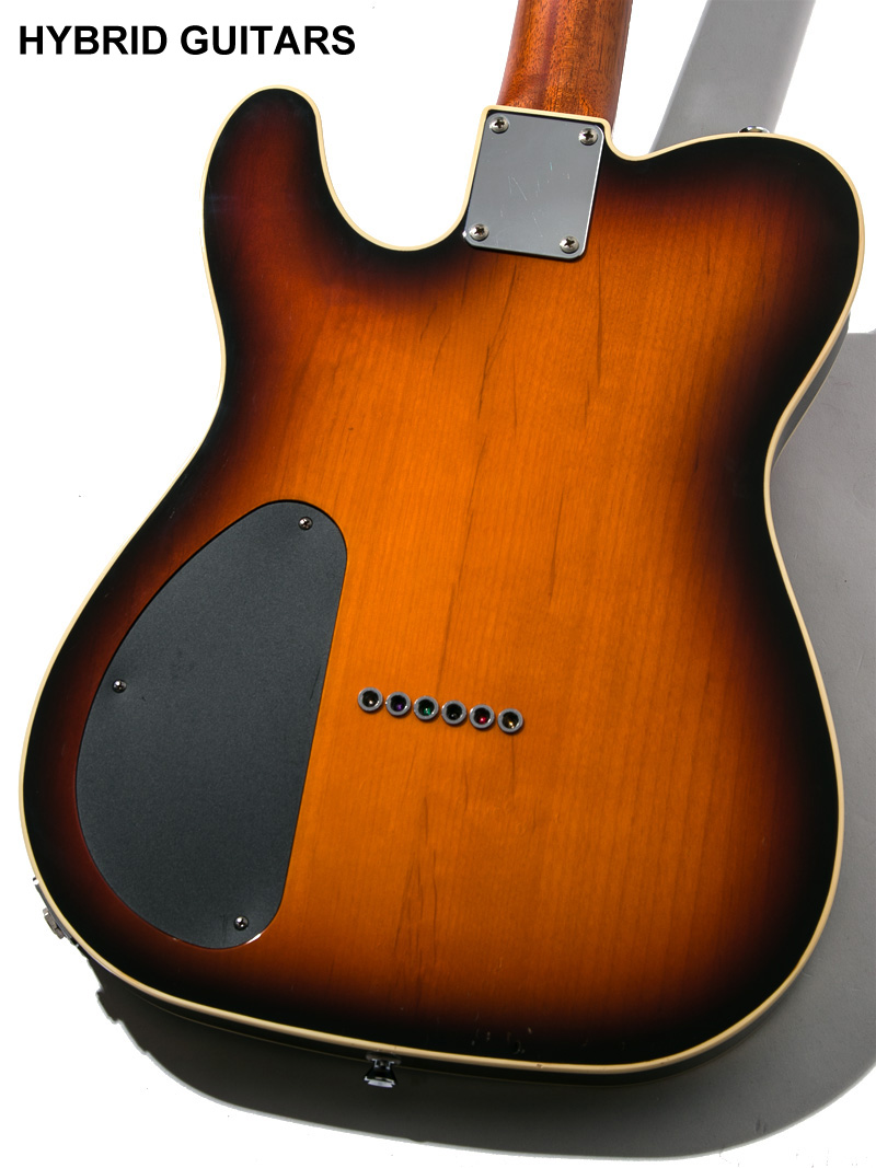 Carruthers Guitars T6 Chambered Spruce HH Sunburst 4