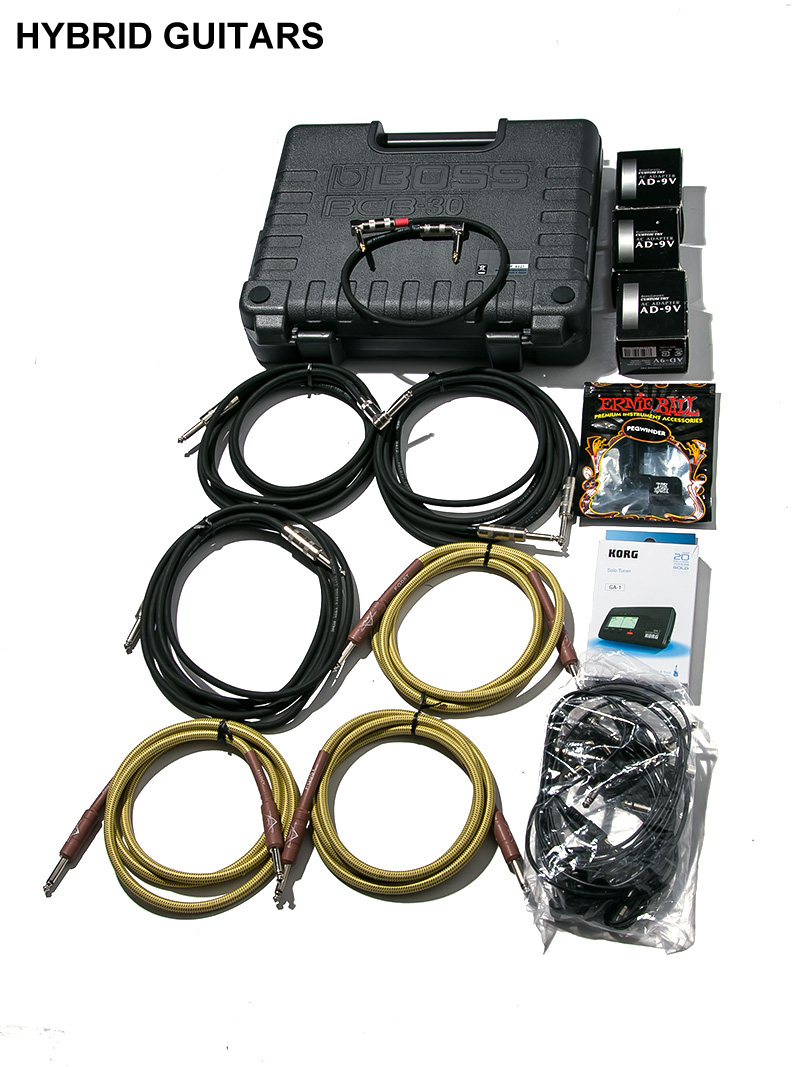 Fender Custom Shop & Belden Cable、9V-Adapter 、BCB-30 Case  etc Set 1