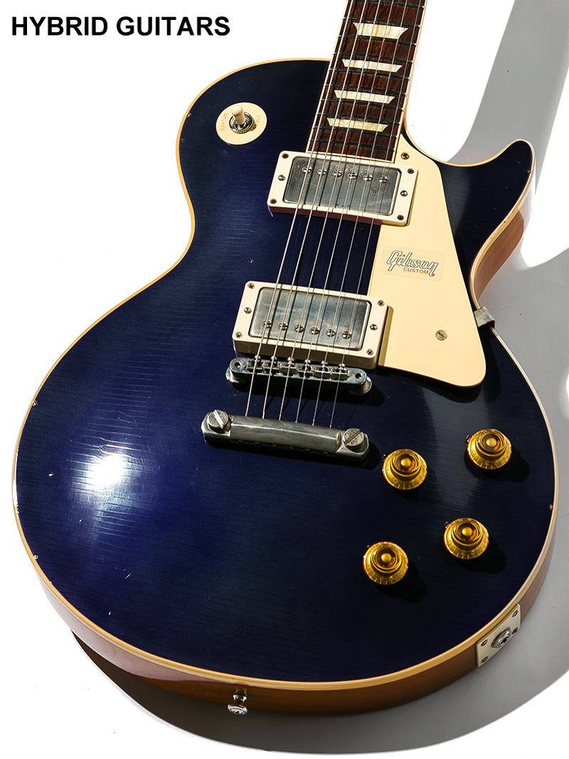 Gibson Custom Shop M2M 1957 Les Paul Standard Aged Candy Blue 3
