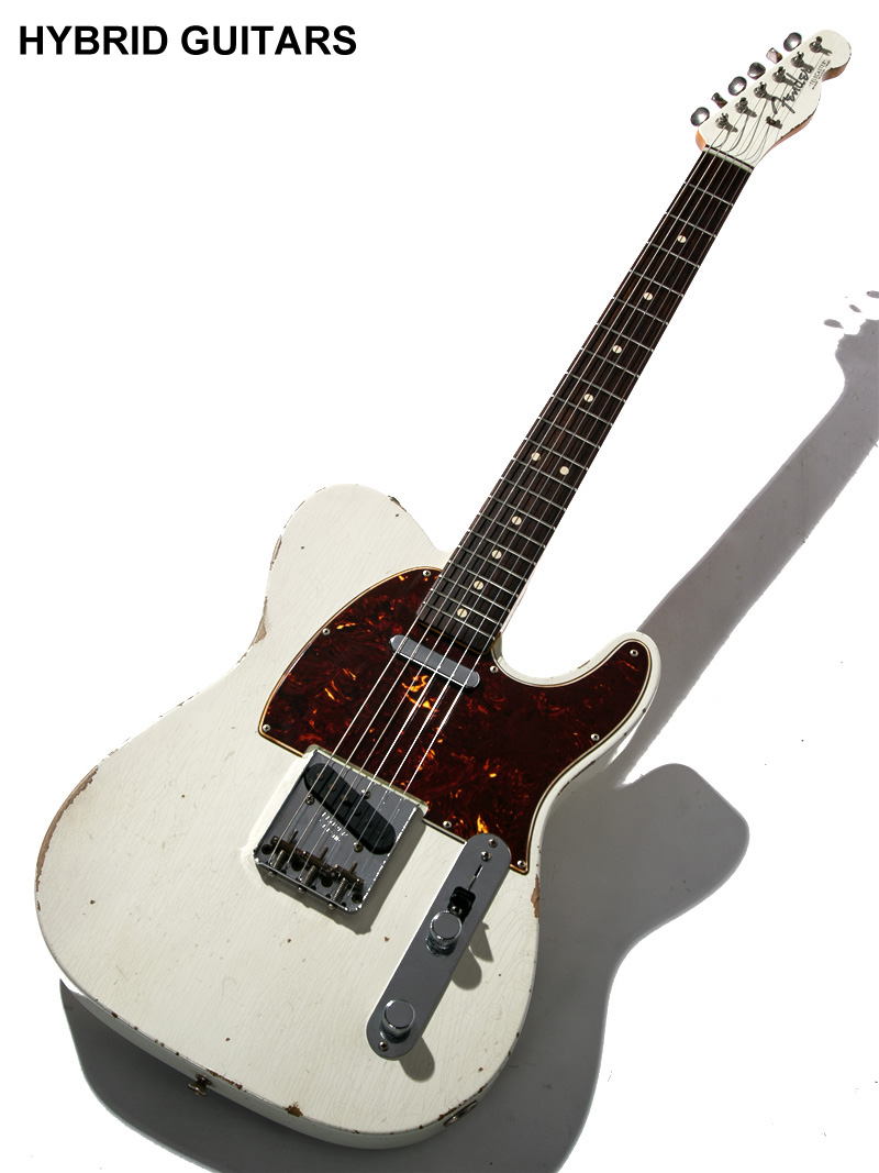 Fender Custom Shop NAMM Limited Re-Order & 30th Anniversary Limited 1963 Telecaster Relic Olympic White Matching Head 1