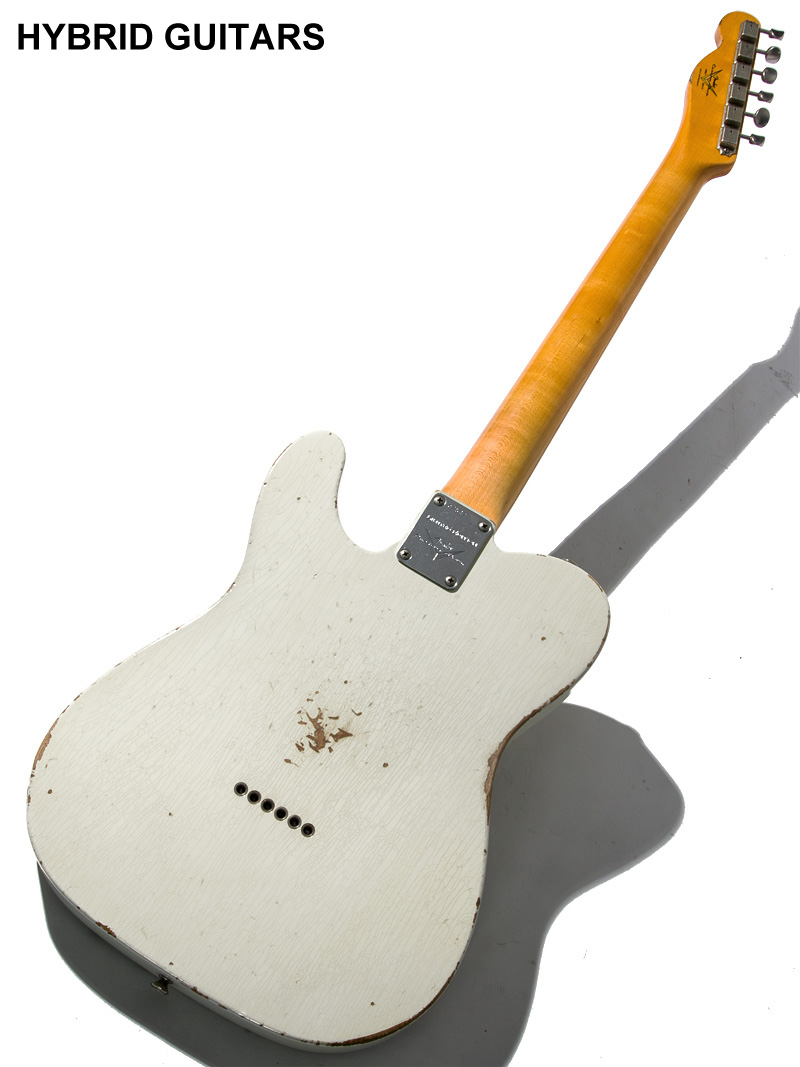 Fender Custom Shop NAMM Limited Re-Order & 30th Anniversary Limited 1963 Telecaster Relic Olympic White Matching Head 2