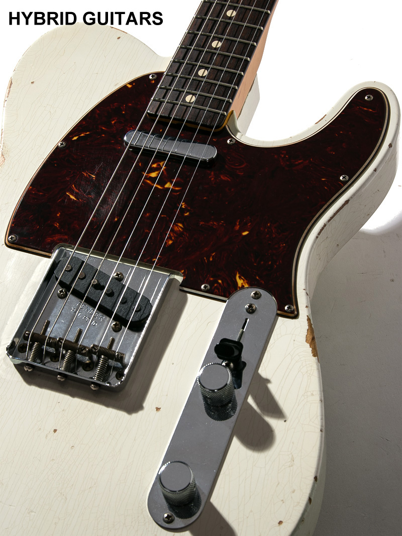 Fender Custom Shop NAMM Limited Re-Order & 30th Anniversary Limited 1963 Telecaster Relic Olympic White Matching Head 9