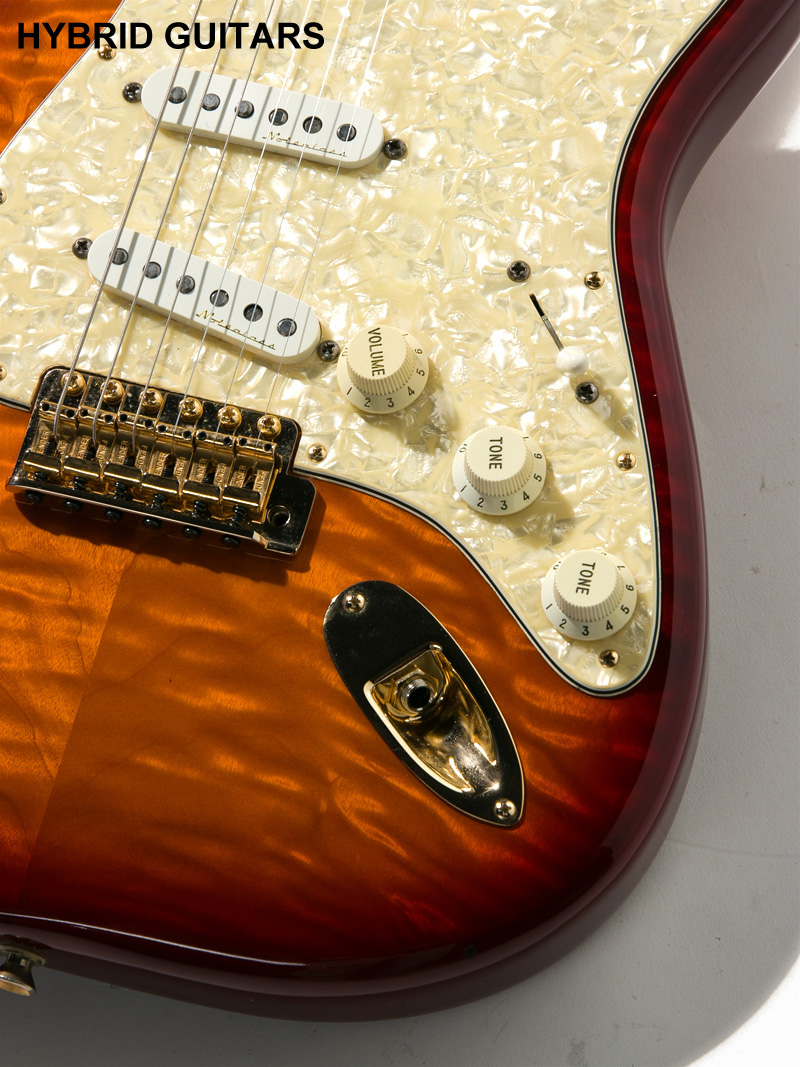 Fender Custom Shop Numbered Limited Stratocaster Dark Cherry Sunburst 10
