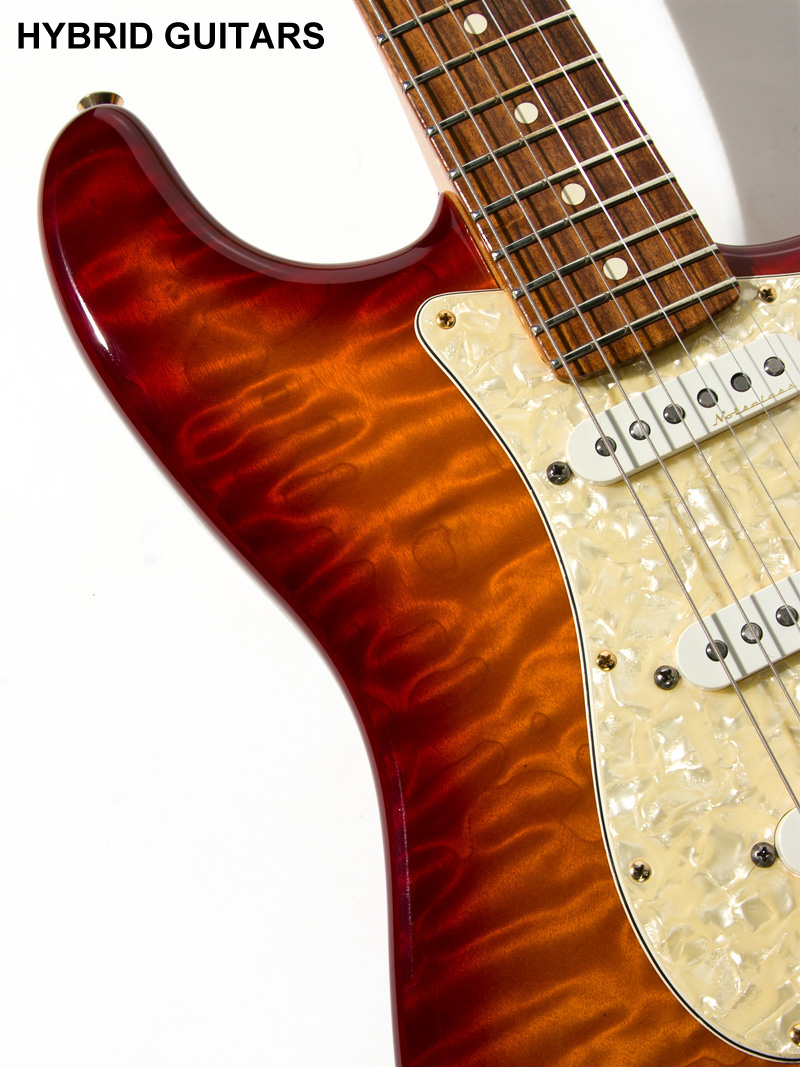 Fender Custom Shop Numbered Limited Stratocaster Dark Cherry Sunburst 11