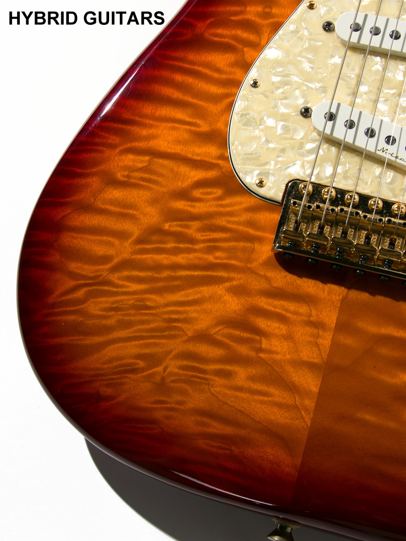 Fender Custom Shop Numbered Limited Stratocaster Dark Cherry Sunburst 12