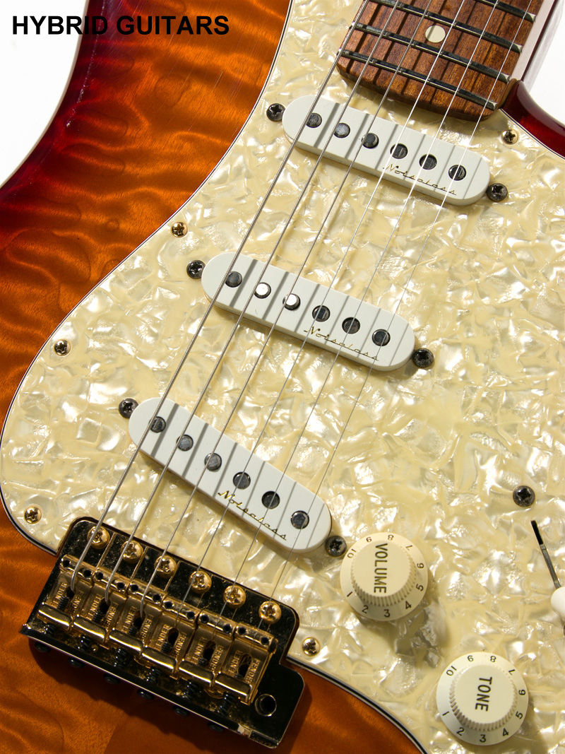 Fender Custom Shop Numbered Limited Stratocaster Dark Cherry Sunburst 13