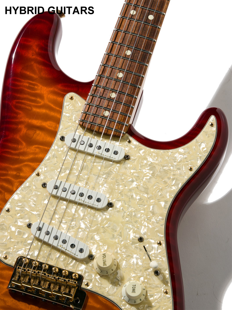 Fender Custom Shop Numbered Limited Stratocaster Dark Cherry Sunburst 9