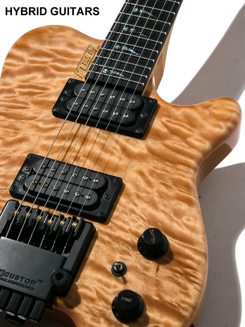 Kiesel Guitars USA Allan Holdsworth Signature Model HH2 Natural 7