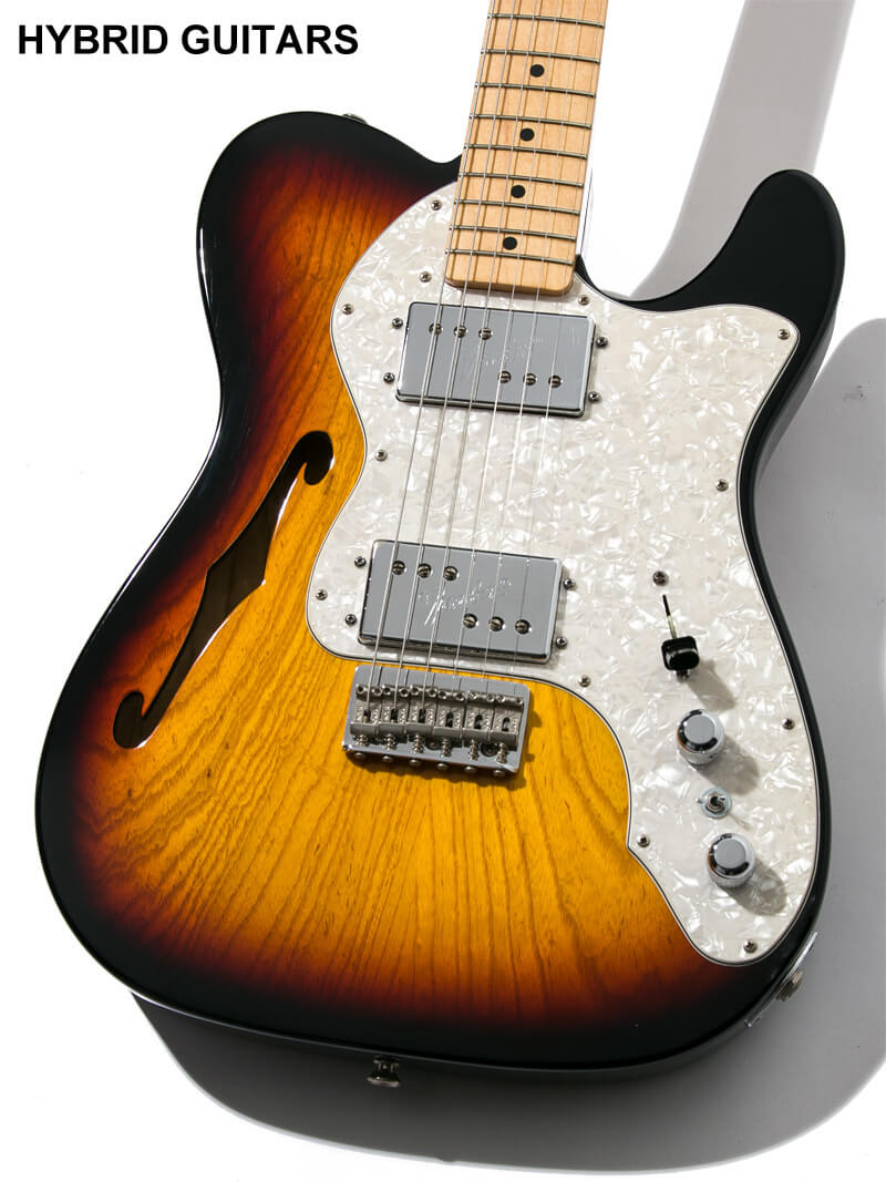 Fender Classic Series 1972 Telecaster Thinline 3CS 3