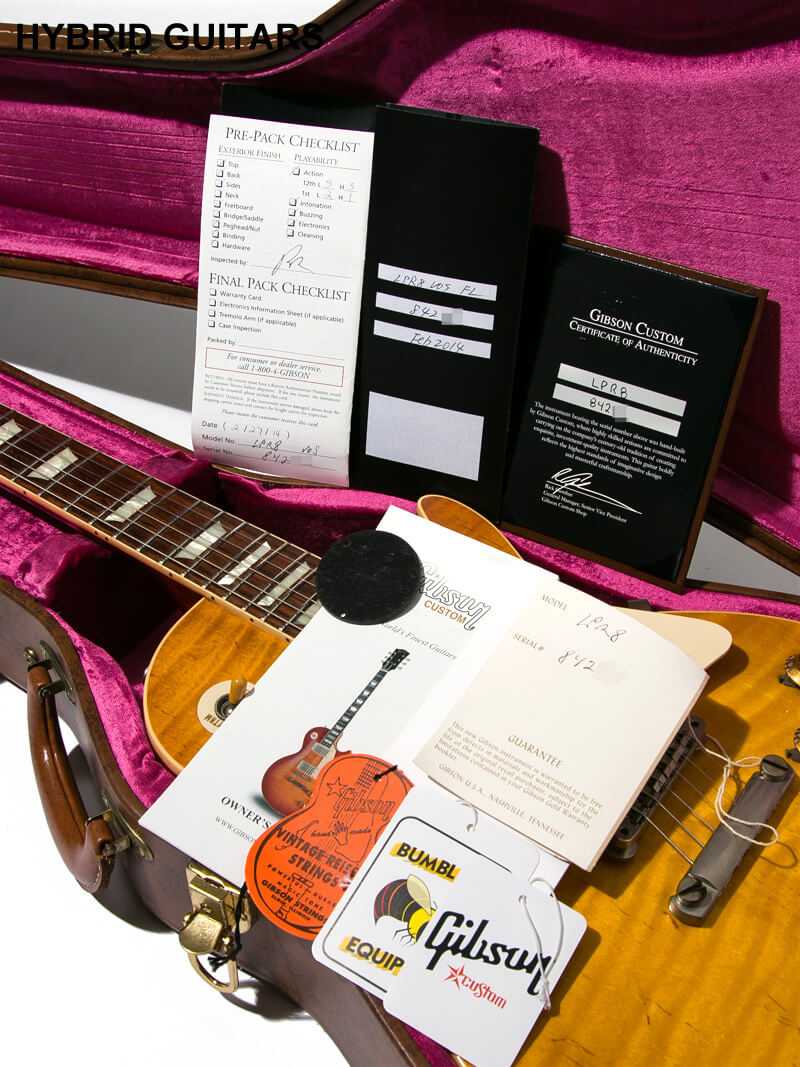 Gibson Custom Shop Historic Collection 1958 Les Paul Standard VOS Hand Select Faded Lemon Burst 16