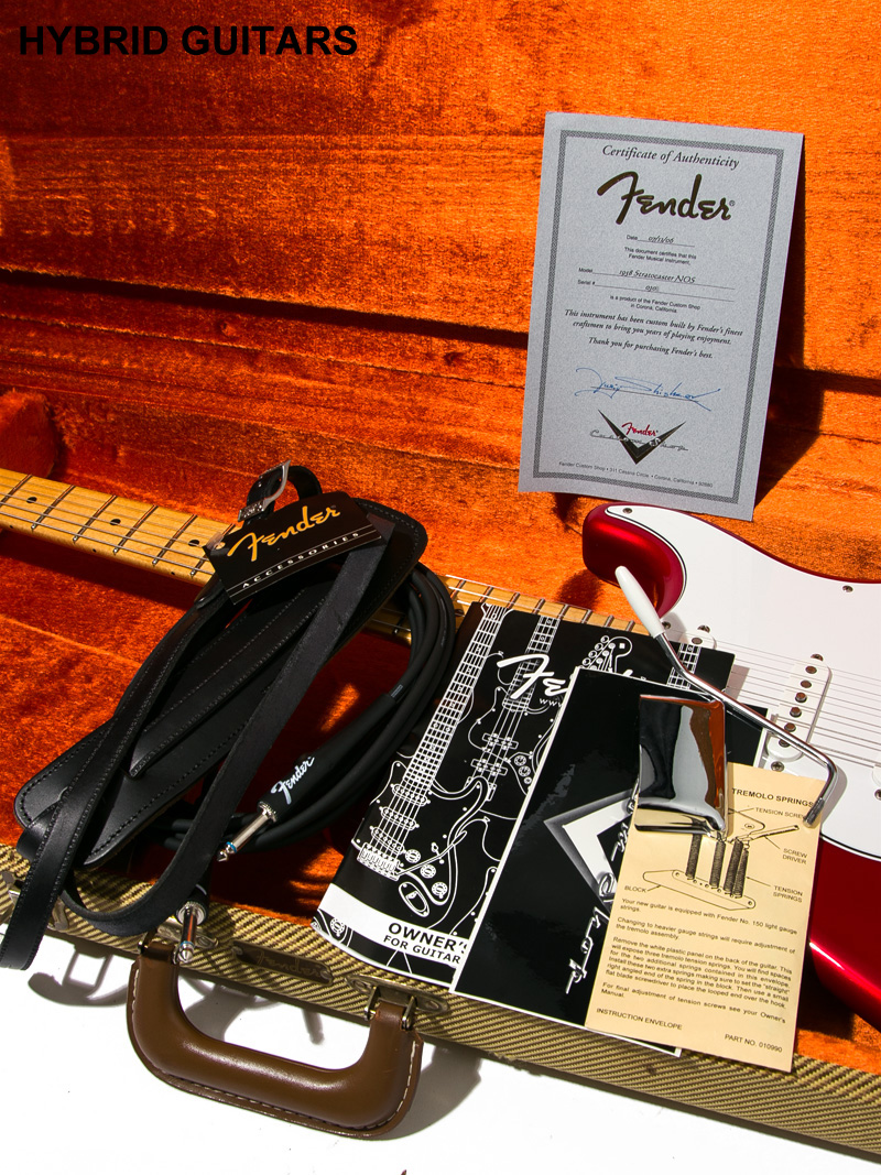 Fender Custom Shop MBS 1958 Stratocaster NOS Candy Apple Red(CAR) Master Built by Yuriy Shishkov 12
