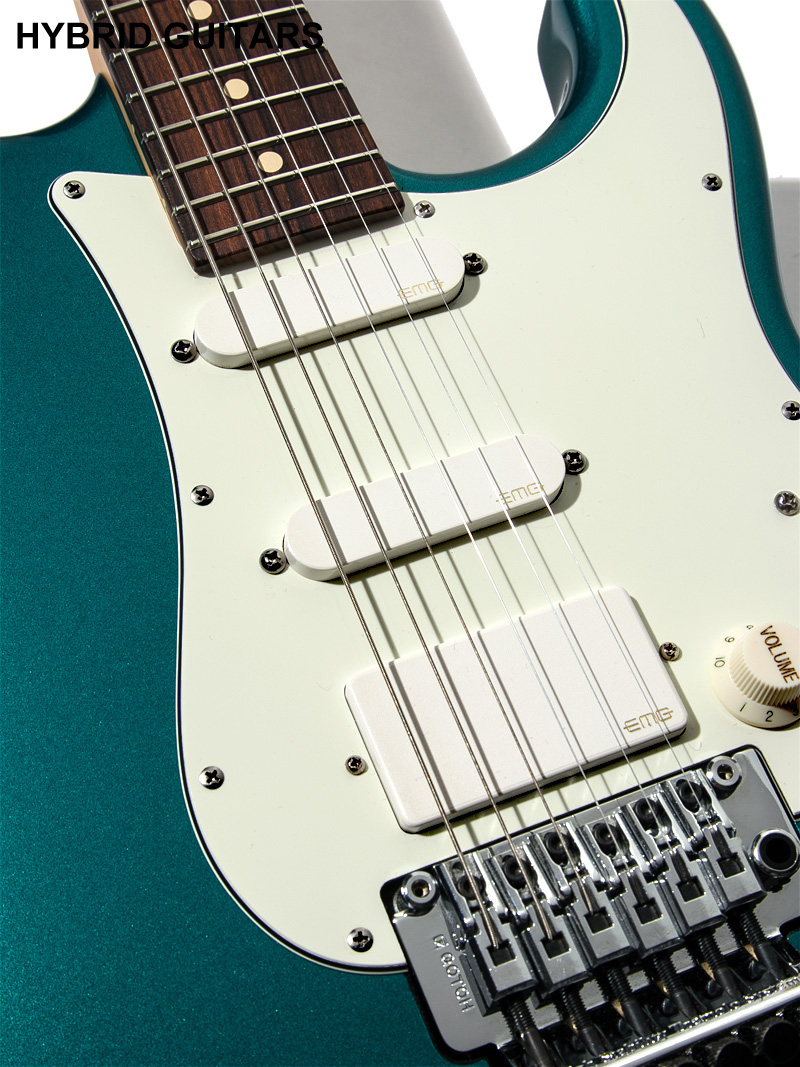 Suhr Reb Beach Spec Custom Classic Ocean Turquoise Metallic 10