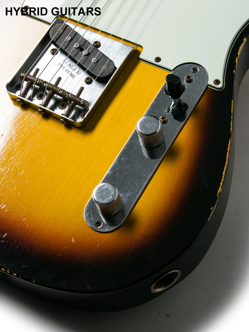 Fender Custom Shop 1963 Telecaster Relic Josefina Handwound P.U. Faded 3-Tone Sunburst 10