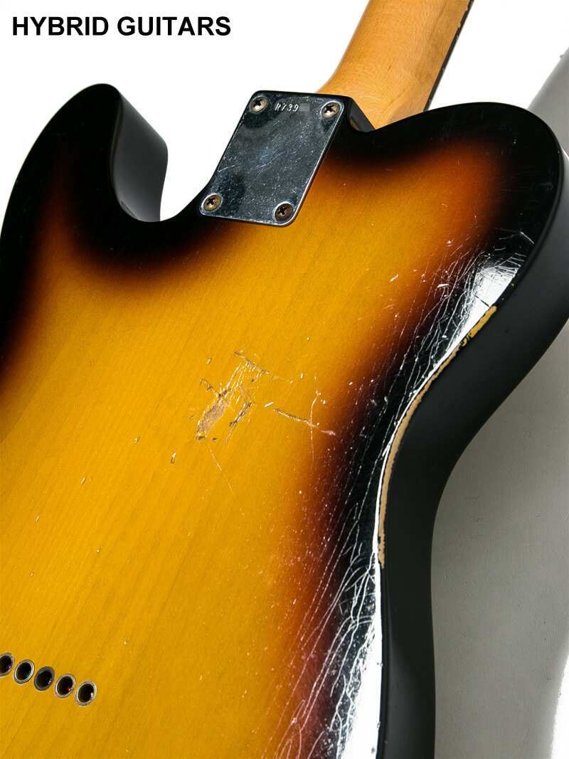 Fender Custom Shop 1963 Telecaster Relic Josefina Handwound P.U. Faded 3-Tone Sunburst 11