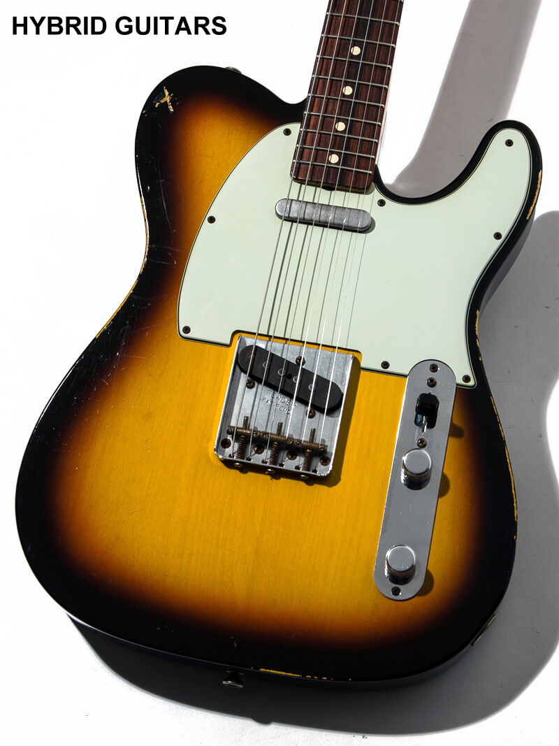 Fender Custom Shop 1963 Telecaster Relic Josefina Handwound P.U. Faded 3-Tone Sunburst 3