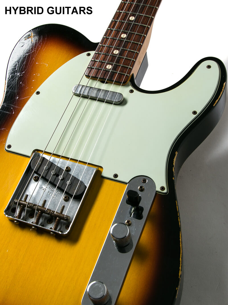 Fender Custom Shop 1963 Telecaster Relic Josefina Handwound P.U. Faded 3-Tone Sunburst 9