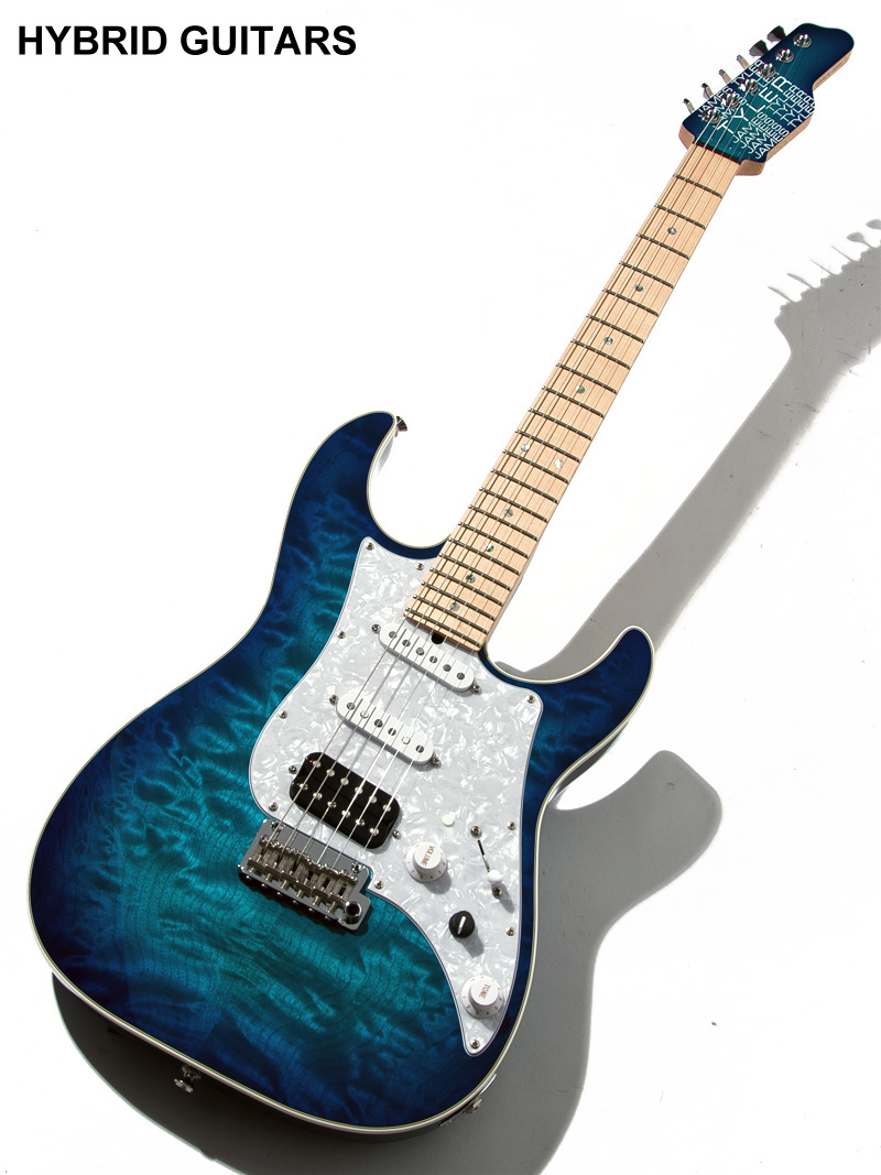 James Tyler JAPAN Studio Elite HD Blue Burst with Multilayer Binding and Matching Head 1