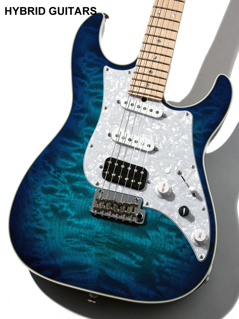 James Tyler JAPAN Studio Elite HD Blue Burst with Multilayer Binding and Matching Head 3