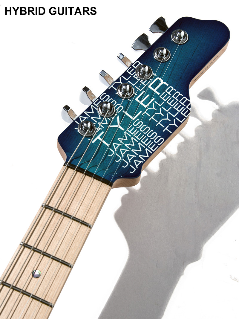 James Tyler JAPAN Studio Elite HD Blue Burst with Multilayer Binding and Matching Head 5