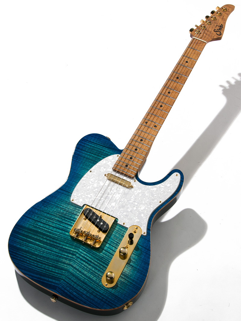 Suhr Limited Edition Classic T Deluxe Aqua Blue Burst 1