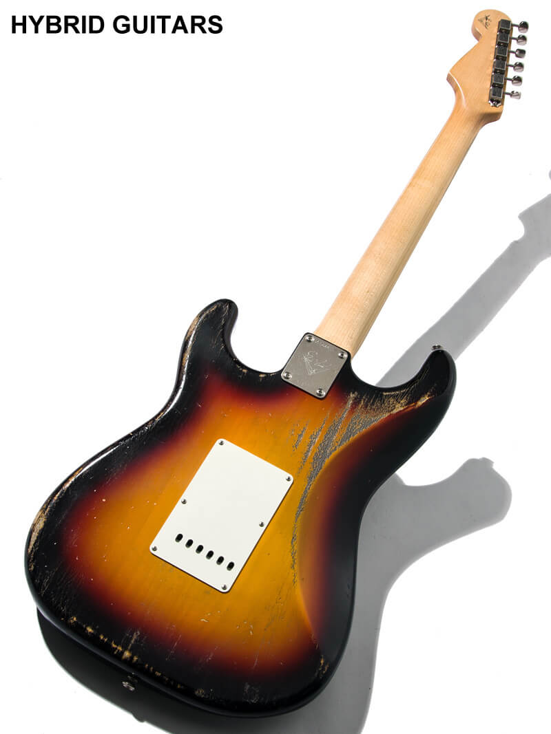 Fender Custom Shop MBS 1962 Stratocaster Heavy Relic Josefina Campos PU Wide Black 3CS Master Built by Greg Fessler 2