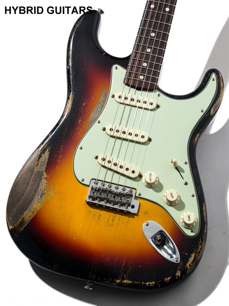 Fender Custom Shop MBS 1962 Stratocaster Heavy Relic Josefina Campos PU Wide Black 3CS Master Built by Greg Fessler 3