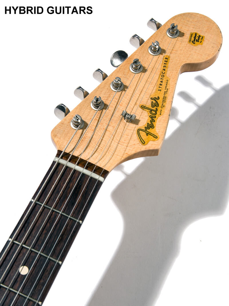 Fender Custom Shop MBS 1962 Stratocaster Heavy Relic Josefina Campos PU Wide Black 3CS Master Built by Greg Fessler 5