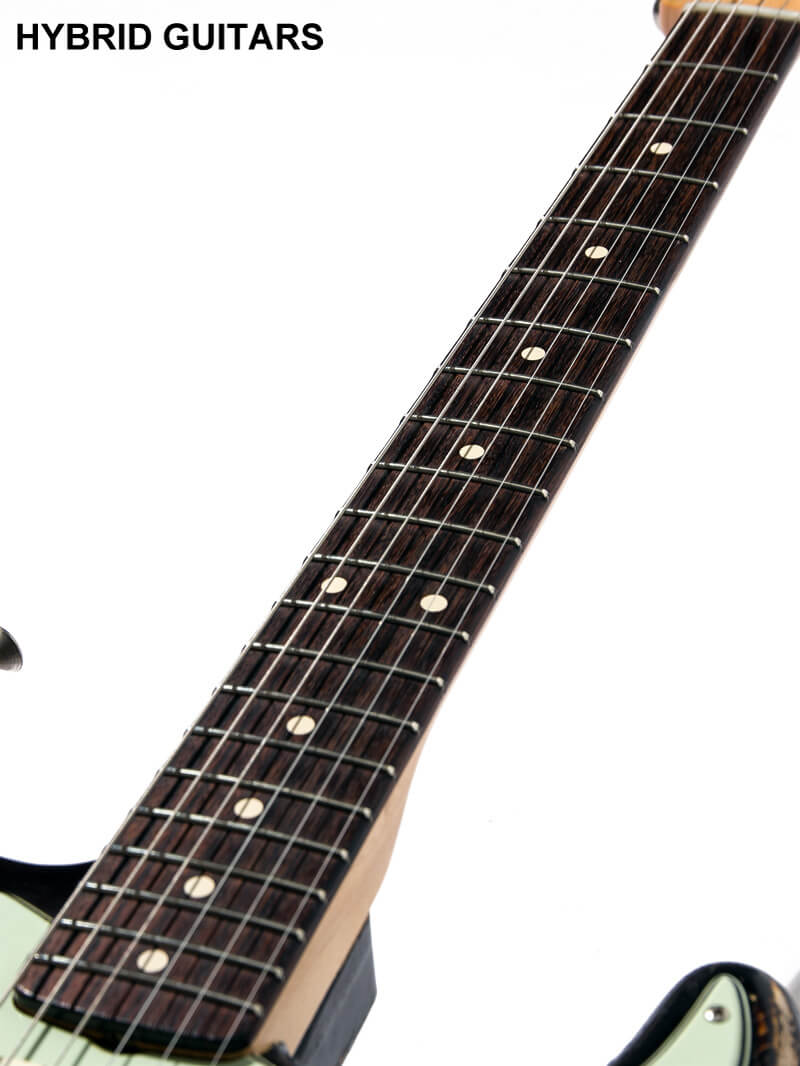 Fender Custom Shop MBS 1962 Stratocaster Heavy Relic Josefina Campos PU Wide Black 3CS Master Built by Greg Fessler 7