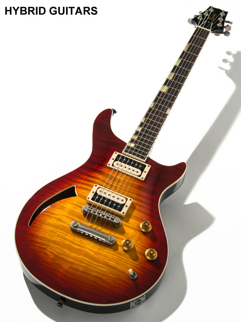 Baker USA B1H Flame Top Dark Cherry Sunburst 1