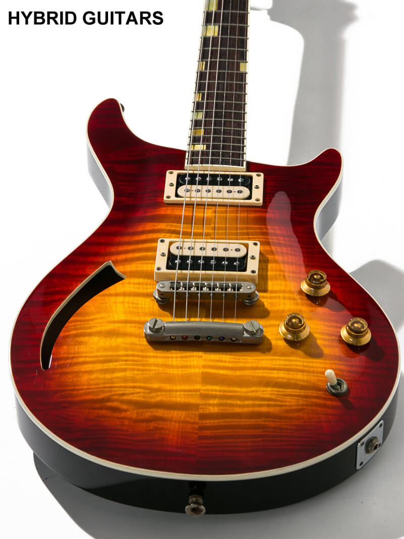 Baker USA B1H Flame Top Dark Cherry Sunburst 13