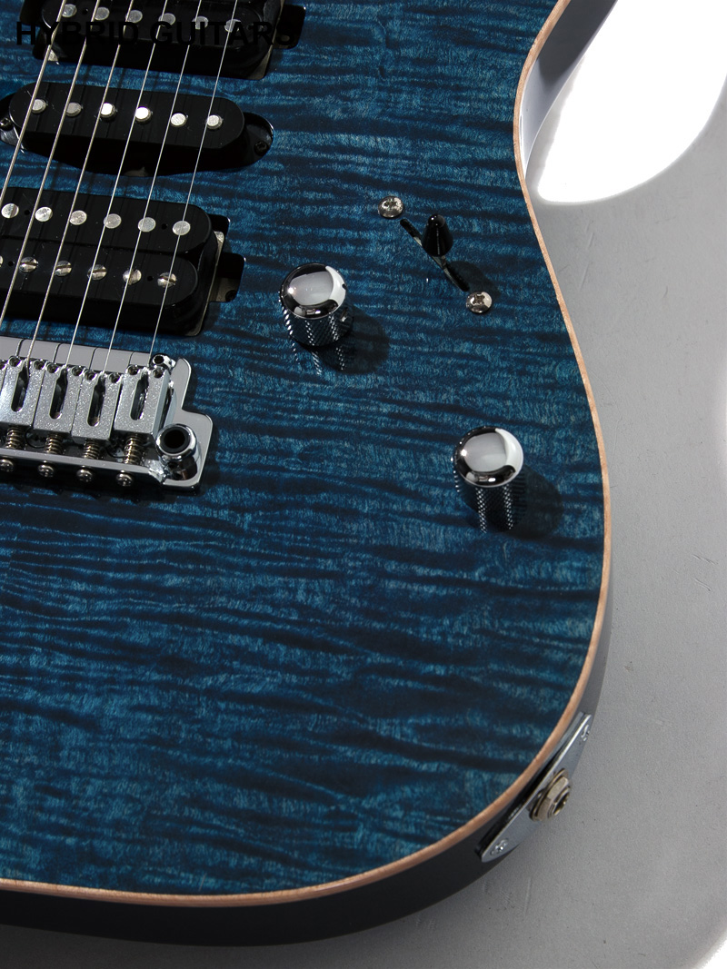 T's Guitars DST-Pro 24 Flame Top Arctic Blue 10