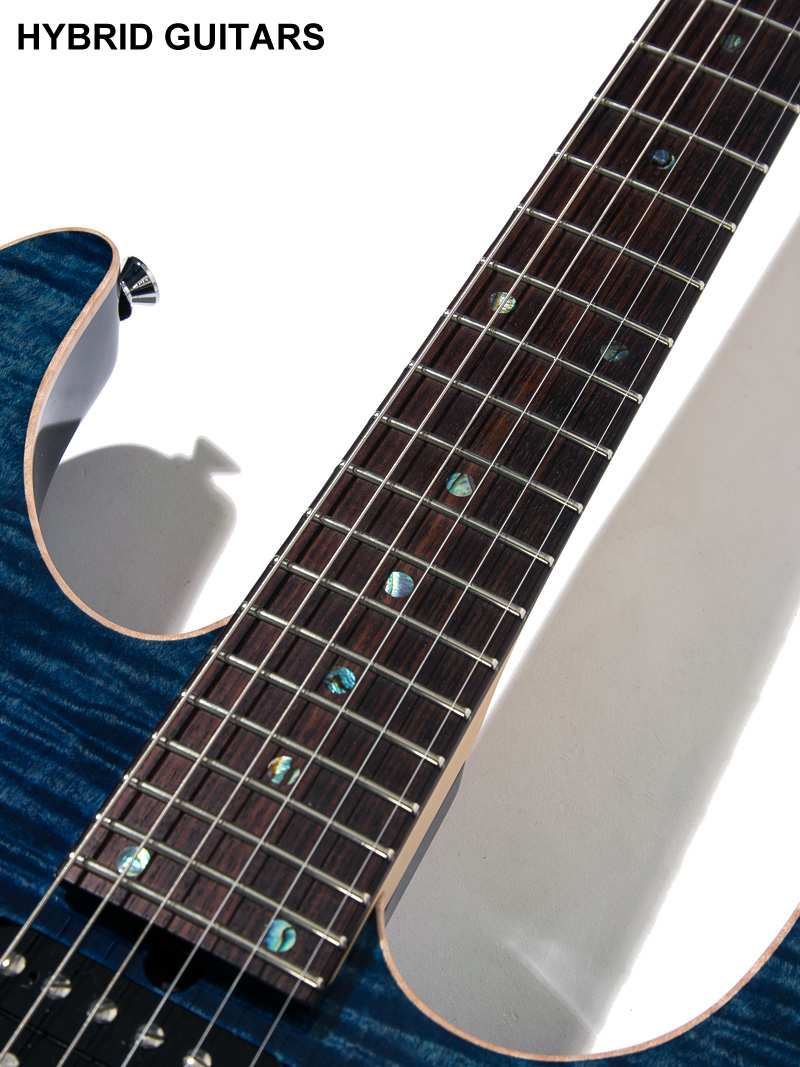 T's Guitars DST-Pro 24 Flame Top Arctic Blue 12