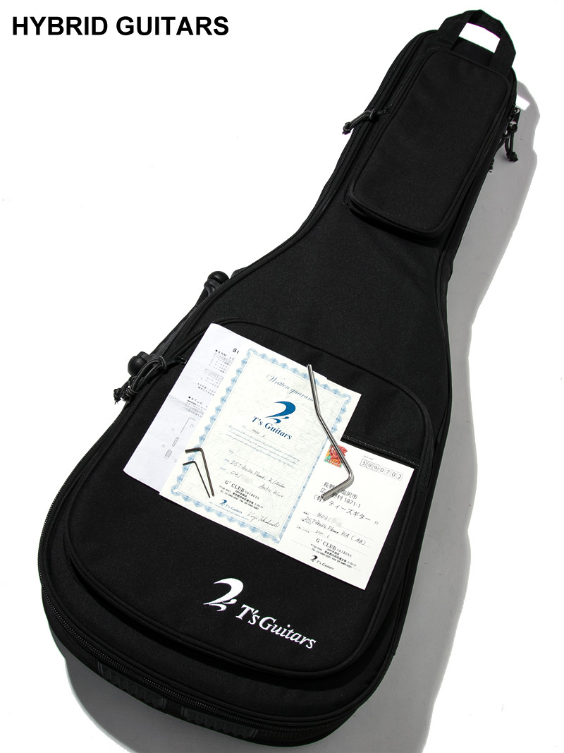 T's Guitars DST-Pro 24 Flame Top Arctic Blue 13