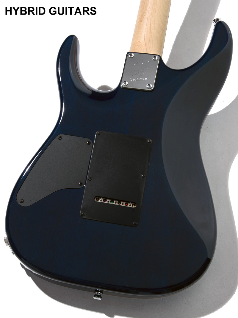 T's Guitars DST-Pro 24 Flame Top Arctic Blue 4