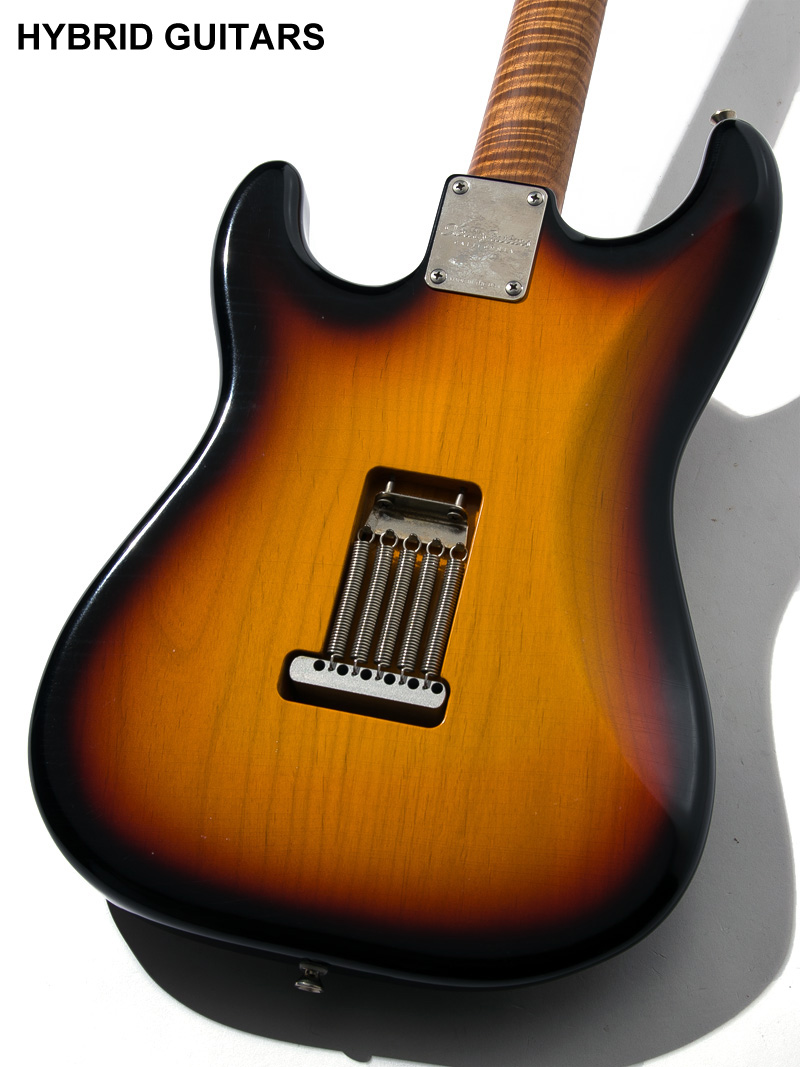 Xotic XSC-1 Master Grade Flame Maple 3-Tone Burst Light Aged 4